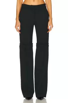 Брюки Coperni Open Knee Tailored Trouser, черный