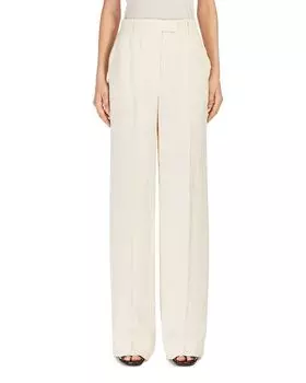 Брюки Cordova из льна Max Mara Studio, коричневый/бежевый