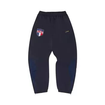 Брюки Corteiz Francais Shuku Pant, цвет Navy/White