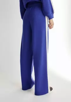 Брюки COSY WIDE LEG SIDE STRIPE Next, синий