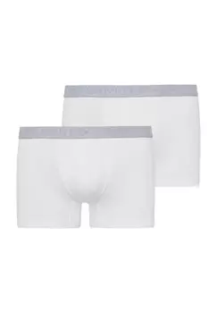 Брюки Cotton Essentials короткие, 2 шт., пояс с логотипом, мужские HANRO, белый