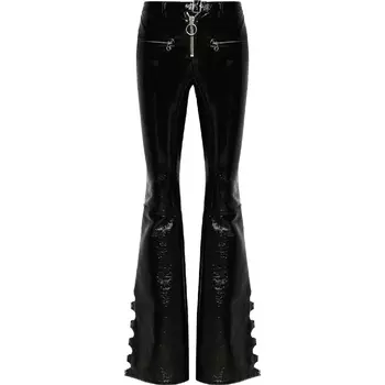 Брюки Courrges Multi-Buckle Bootcut, черный