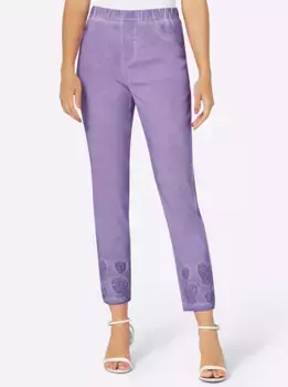Брюки Creation L без застежек, цвет Lavendel