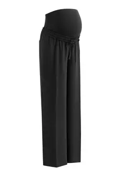 Брюки Crepe Wide Leg With Elasticated Waistba JoJo Maman Bb, черный