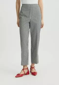 Брюки CROPPED CHEQUERED LIU JO, черный