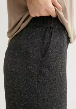 Брюки CROPPED MIA STRAIGHT TOM TAILOR, темно-серый
