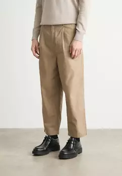 Брюки CROPPED PLEAT Calvin Klein Jeans, коричневый