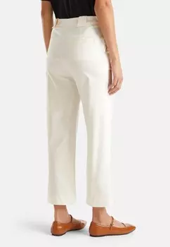 Брюки CROPPED STRAIGHT LEG United Colors of Benetton, белый
