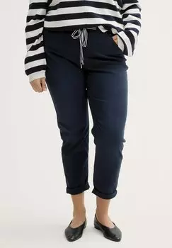 Брюки CROPPED TOM TAILOR, темно-синий