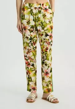 Брюки CROPPED WITH PRINT LIU JO, мультиколор