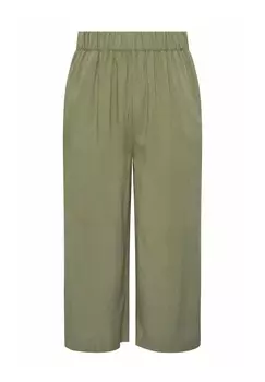 Брюки CROPPED Yours Clothing, хаки