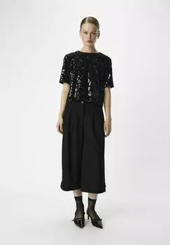 Брюки CULOTTES FALTEN Object, черный