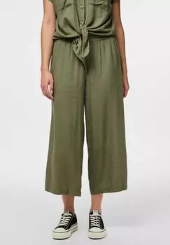 Брюки CULOTTES PCPIA Pieces, зеленый