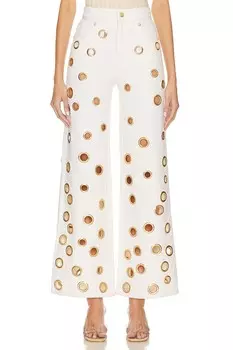 Брюки Cult Gaia Jaiden, цвет Indu Ecru