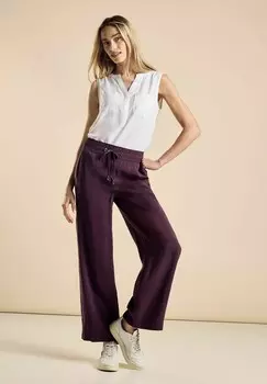 Брюки CUPRO WIDE LEG Street One, темно-фиолетовый