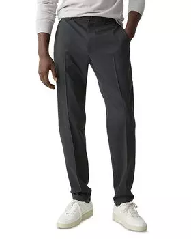 Брюки "Curtis" на шнурке из ткани Motion Wool Theory, черный