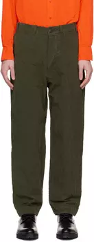 Брюки цвета хаки Ah CASEY CASEY