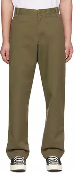 Брюки цвета хаки Calder Carhartt Work In Progress