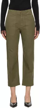 Брюки цвета хаки Лейтон Rag & Bone