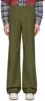 Брюки цвета хаки R13