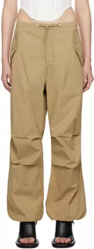 Брюки цвета хаки с эффектом парашюта Dion Lee
