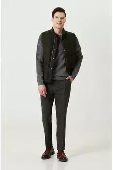 Брюки цвета хаки с боковыми карманами Network, хаки