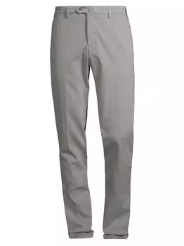 Брюки цвета хаки с четырьмя карманами Loro Piana