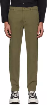 Брюки цвета хаки XX Levi's