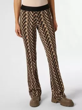 Брюки цветочные Cambio, бежевый