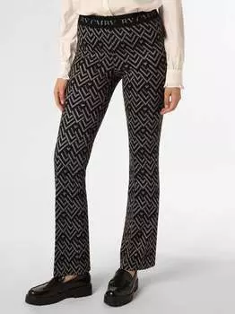 Брюки цветочные Cambio, черный