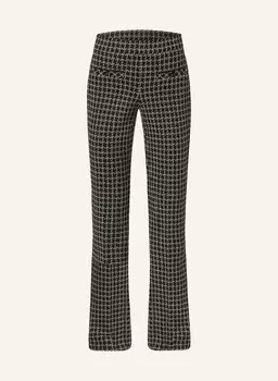 Брюки цветочные Cambio, черный