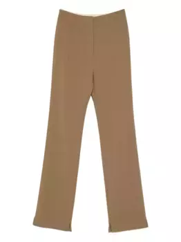 Брюки Cybel строгого кроя с разрезами Nanushka, коричневый