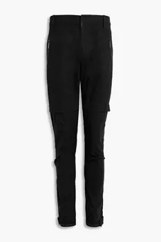 Брюки Damian узкого кроя из хлопкового твила MARCELO BURLON, черный