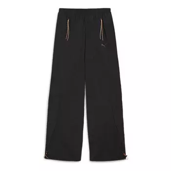 Брюки dare to parachute pants 'black' Puma, черный