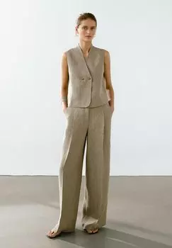 Брюки DART Massimo Dutti, бежевый