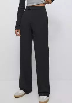 Брюки Darted PULL&BEAR, черный