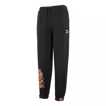 Брюки das cc label knit pant 'black' Puma, черный