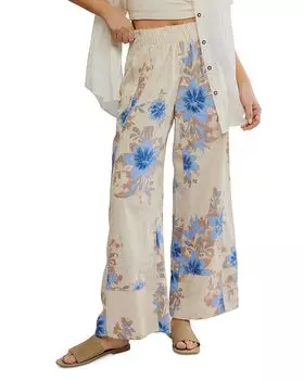 Брюки Days End с принтом Free People, слоновая кость/кремовый