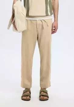 Брюки DE CON GOMAS Selected Homme, бежевый