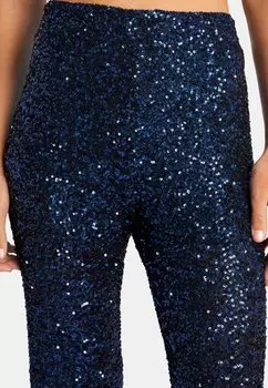 Брюки DE LENTEJUELAS Alma en Pena, синий