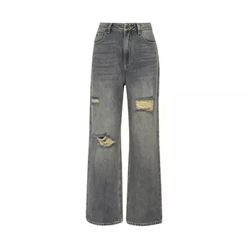 Брюки Deep Breath рваные, синий