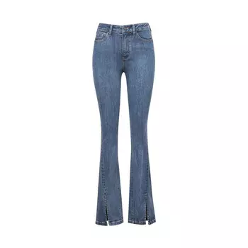 Брюки Deep Breath с разрезами в стиле ретро, синий