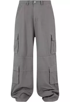 Брюки DEF Loose fit Cargo Pants Def, серый