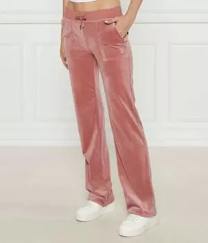Брюки дель рэй Regular fit Juicy Couture, розовый