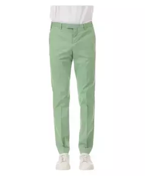 Брюки Delav из эластичного хлопка Pt Torino, зеленый