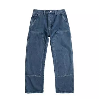 Брюки Denim Work Pant Stussy, синий