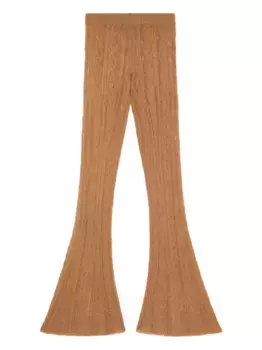 Брюки Desert Drift фактурной вязки Alanui, коричневый