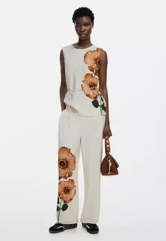 Брюки Desigual, коричневый