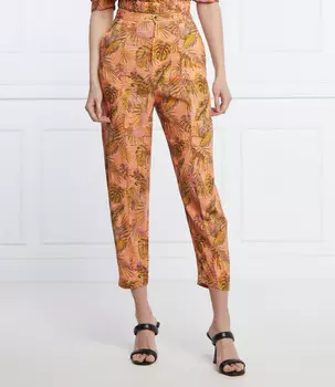 Брюки Desigual regular fit, оранжевый