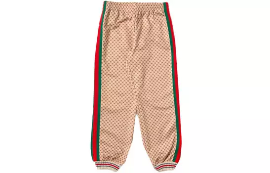 Брюки детские Gucci, красный / бежевый / зеленый